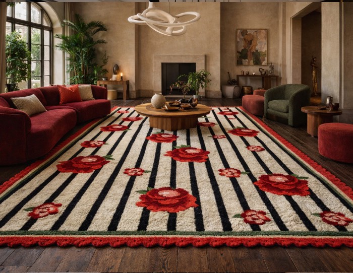 pink-floral-rug